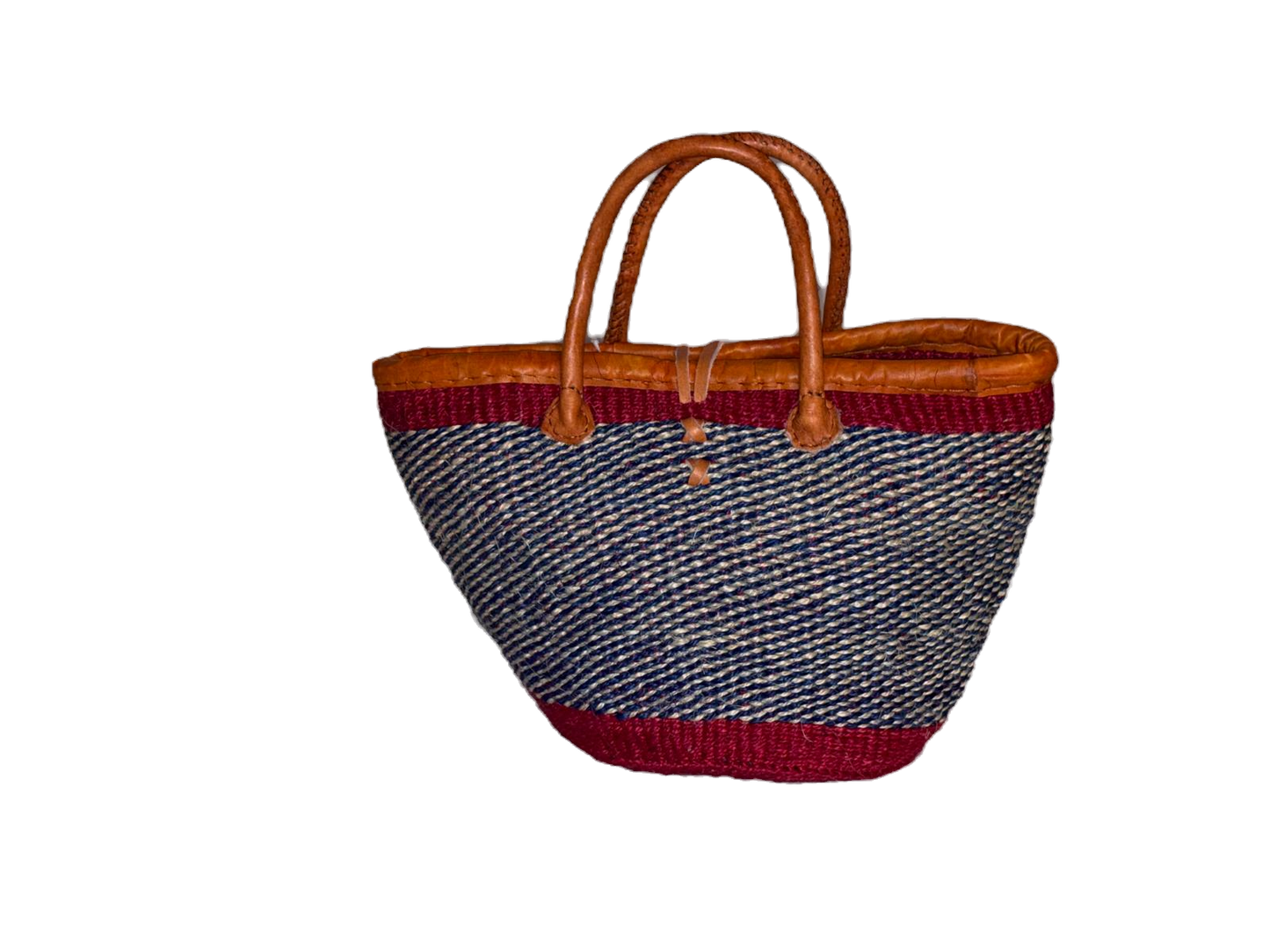 Handmade Sisal Bag 10"- small Size-Kiondo image 3