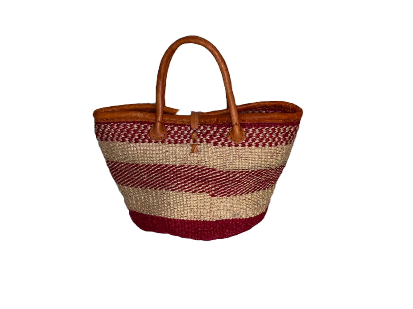 Handmade Sisal Bag 10"- small Size-Kiondo image 3