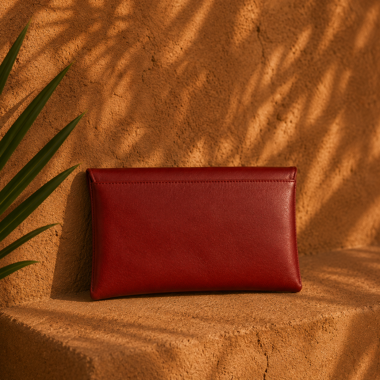 Busara Handcrafted Leather Clutch