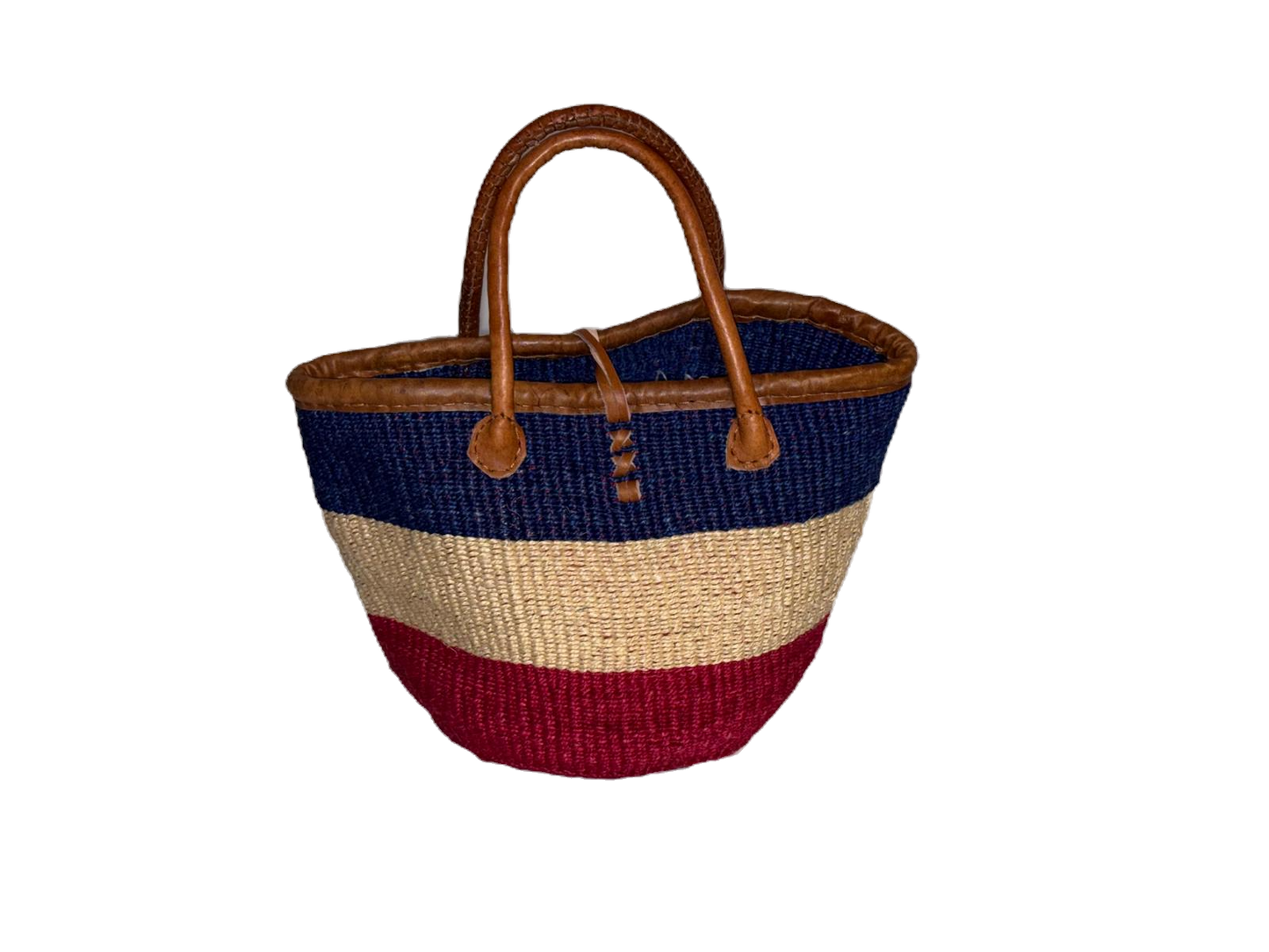 Handmade Sisal Bag 10"- small Size-Kiondo image 3