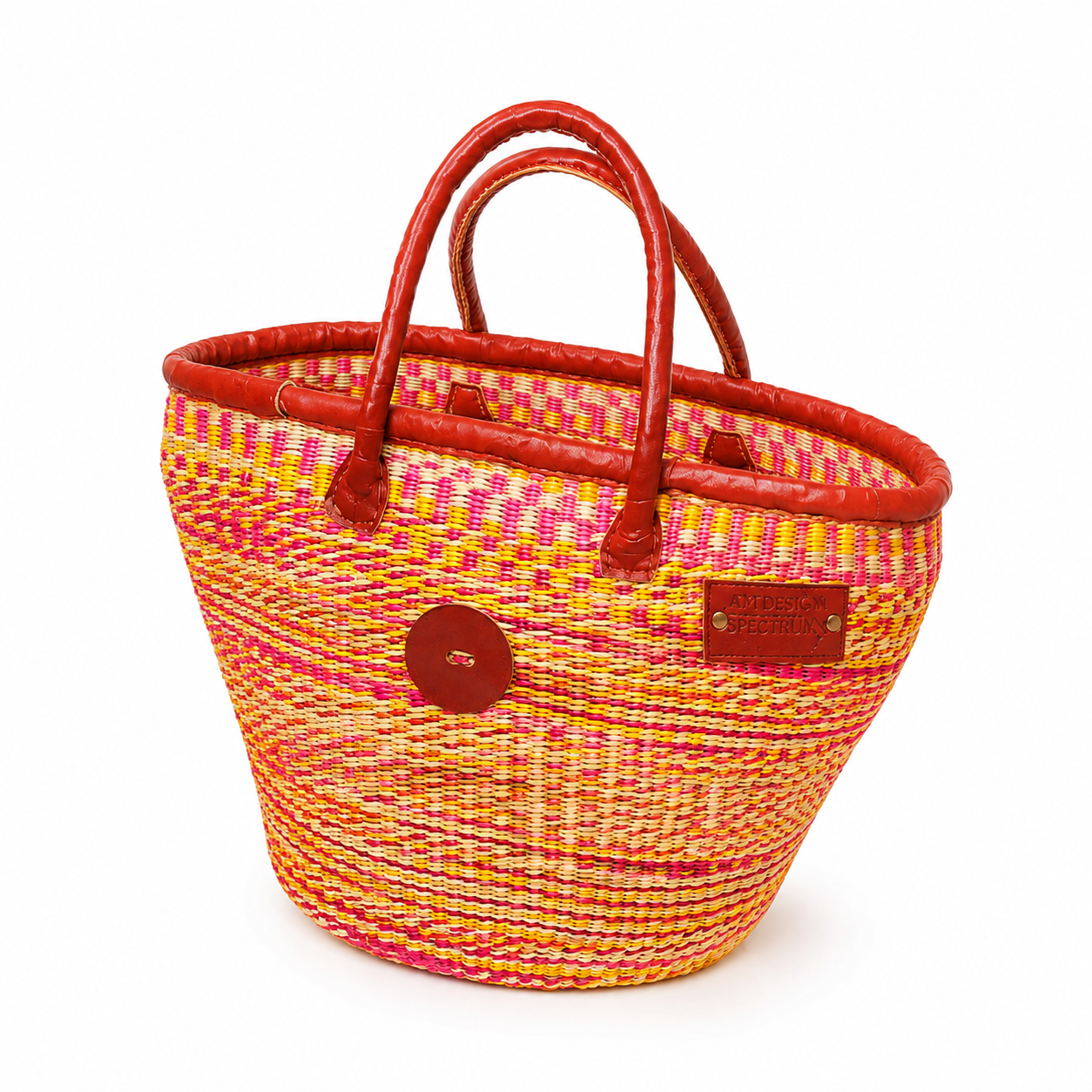 Furaha Sunset Handwoven African Basket