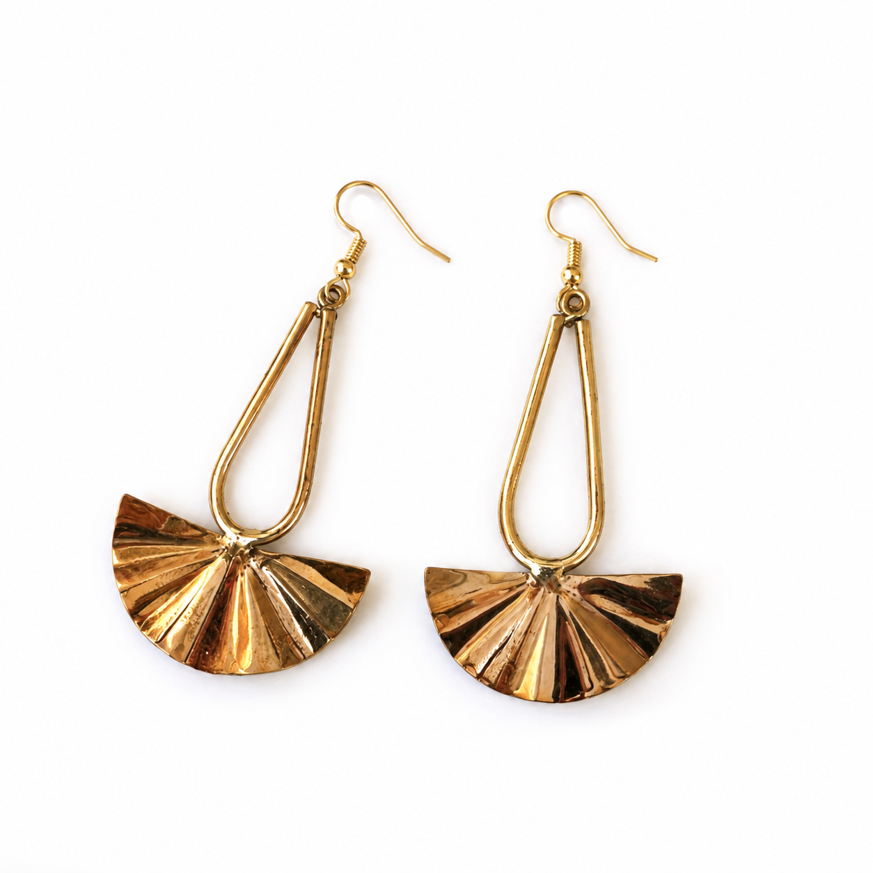 Gold Brass Statement Jewelry