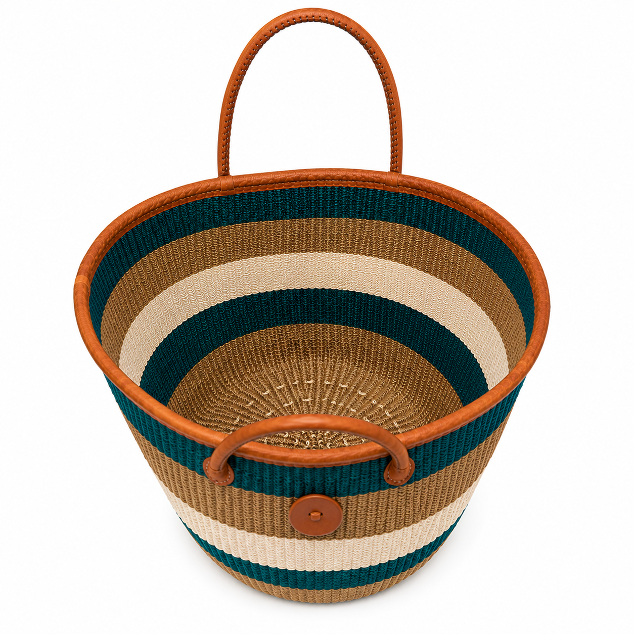 Pwani Handwoven Basket Tote