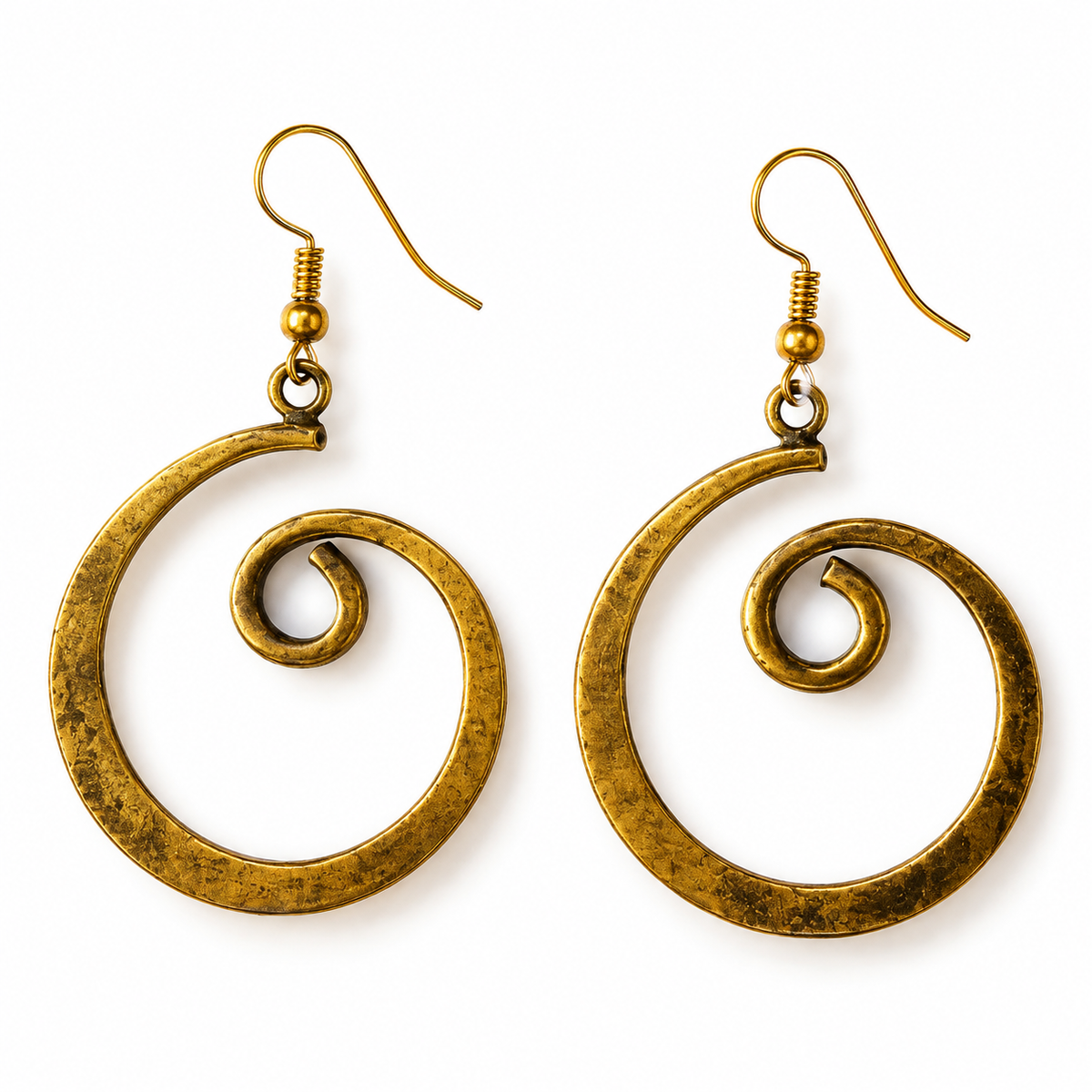 Mzunguko Spiral Earrings | African-Inspired Jewelry