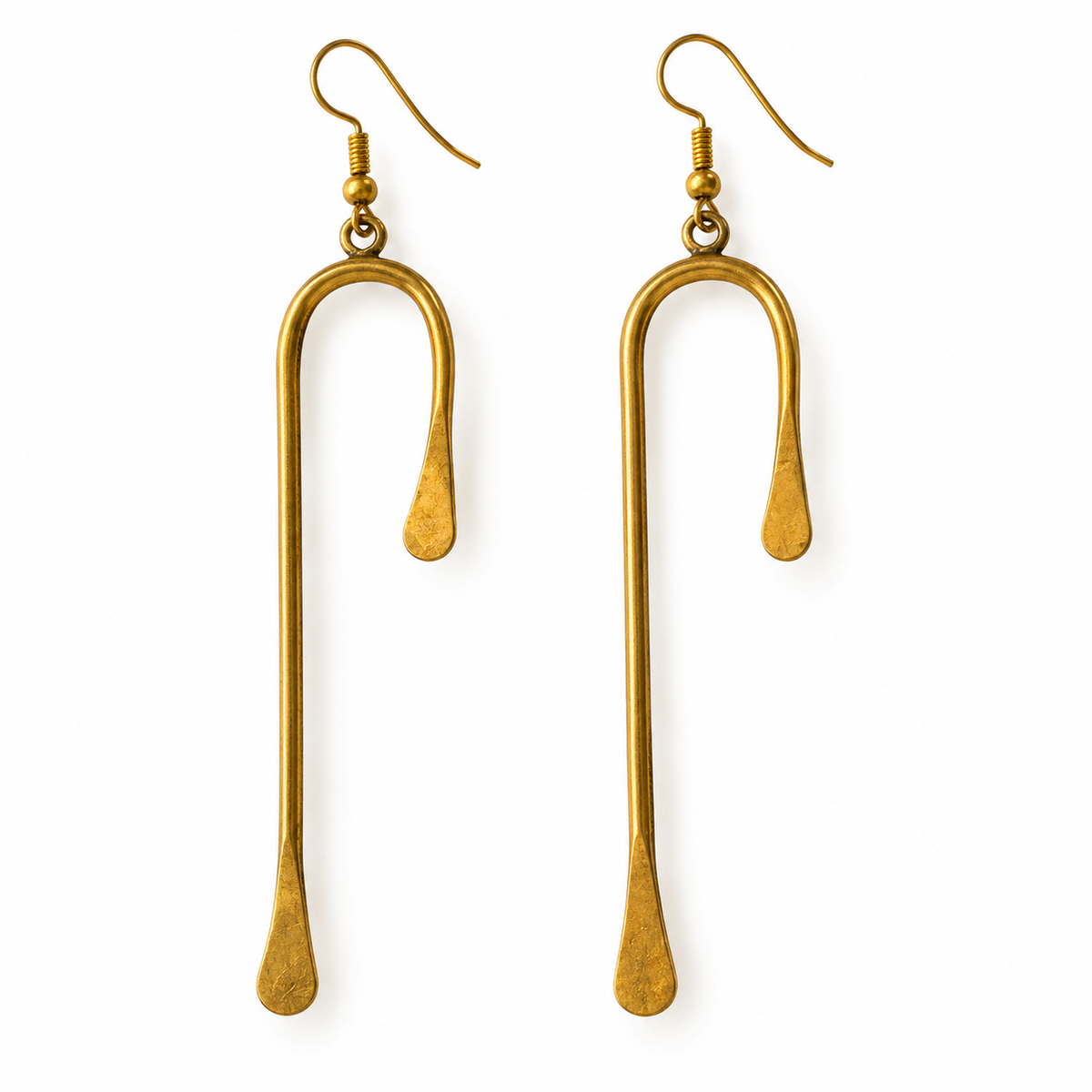 Sanaa Flow Earrings | African-Inspired Gold Statement Earrings