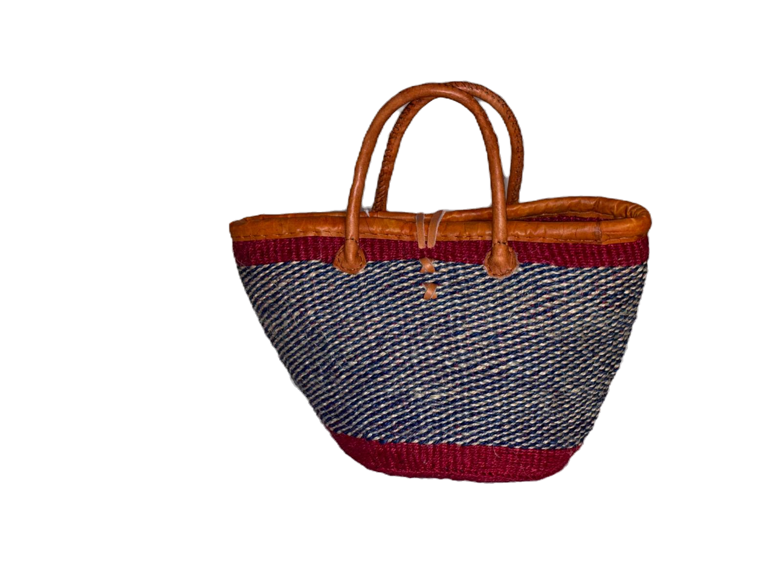 Handmade Sisal Bag 10"- small Size-Kiondo image 3