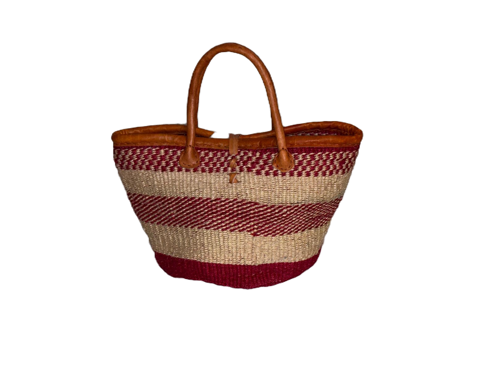 Handmade Sisal Bag 10"- small Size-Kiondo image 3