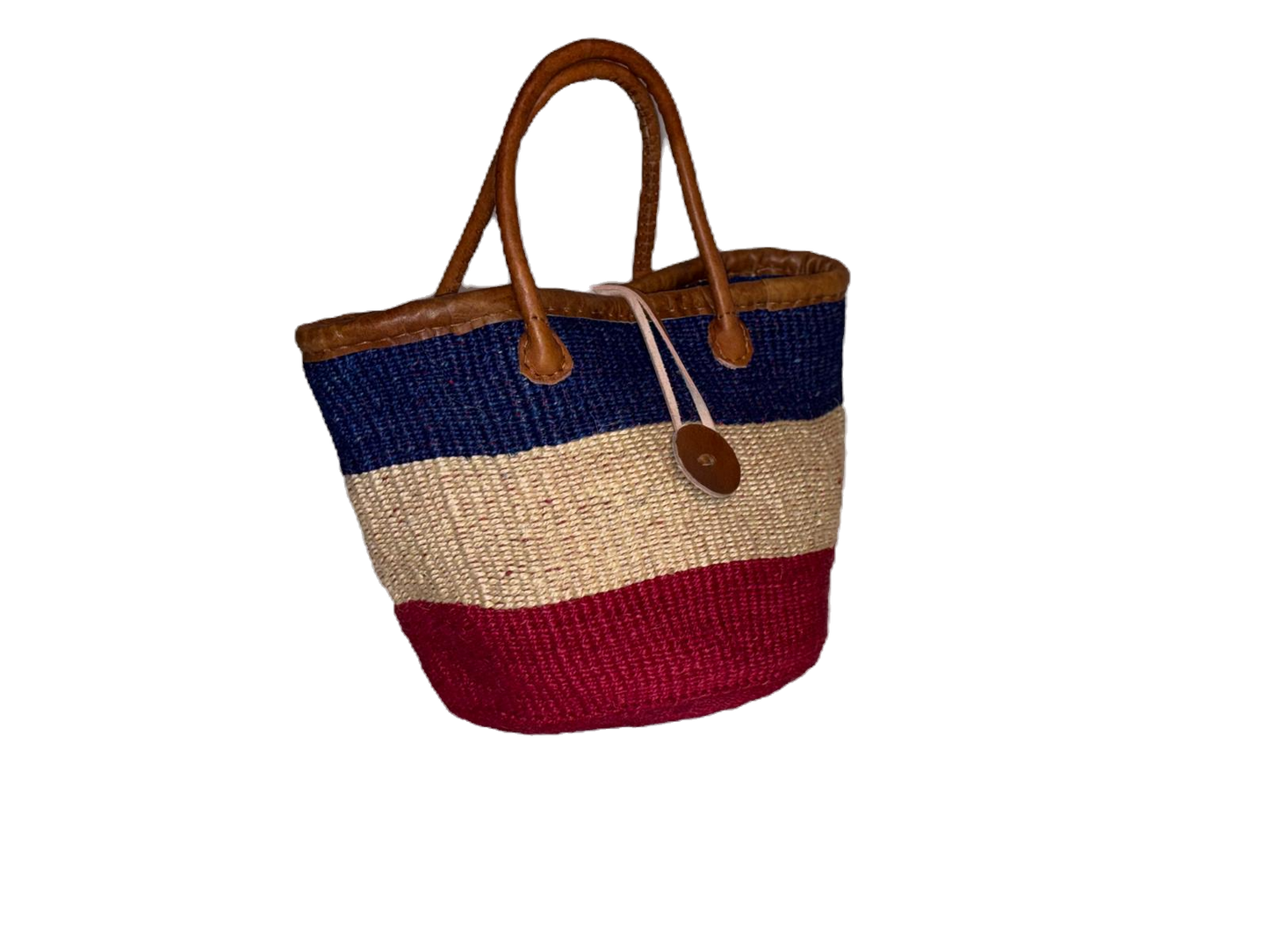 Handmade Sisal Bag 10"- small Size-Kiondo image 0
