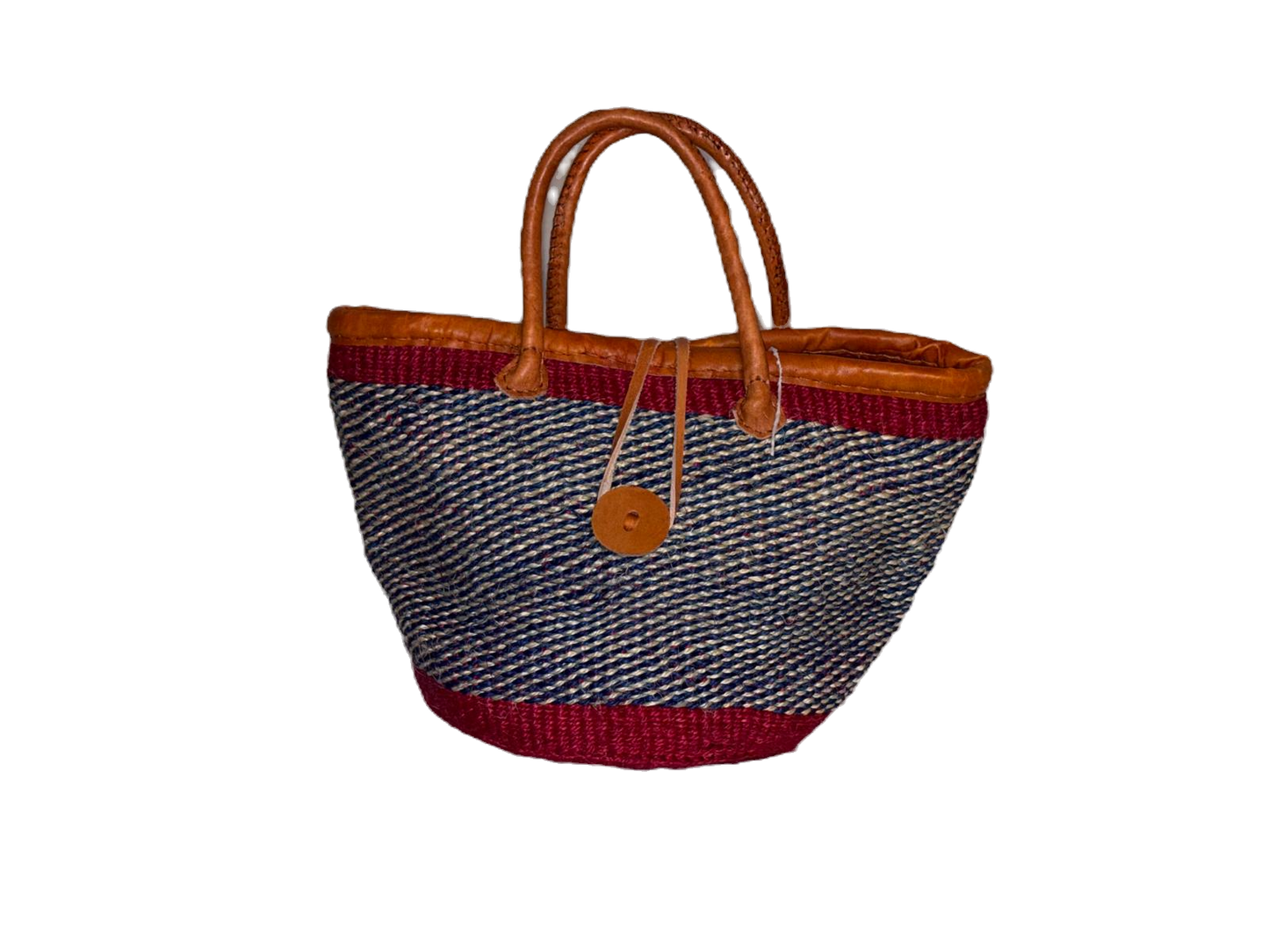 Handmade Sisal Bag 10"- small Size-Kiondo image 0