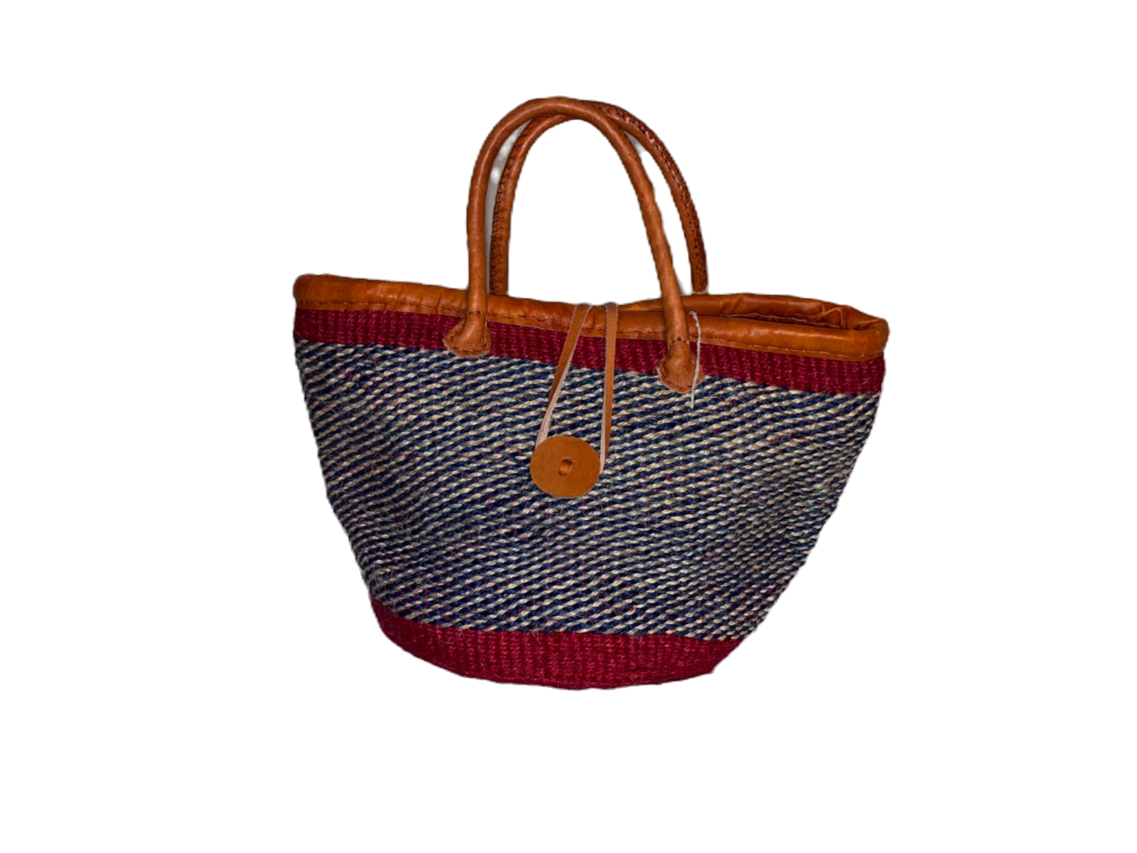 Handmade Sisal Bag 10"- small Size-Kiondo image 0