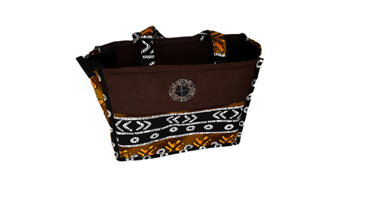 African print tote bag image 0