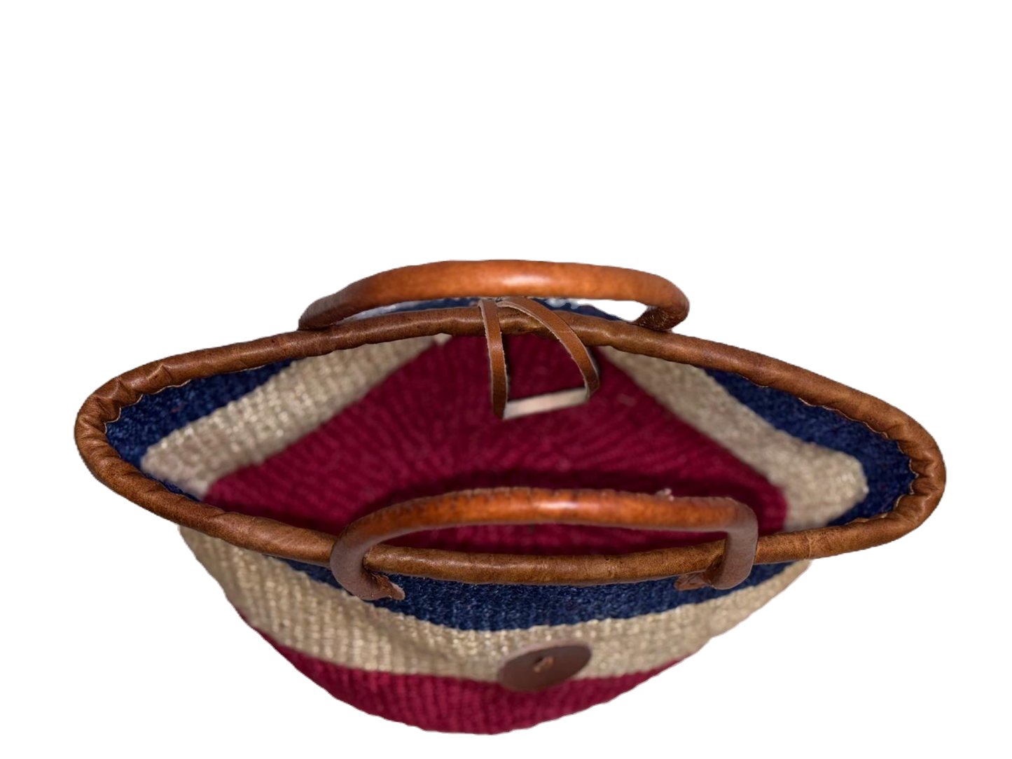 Handmade Sisal Bag 10"- small Size-Kiondo image 2