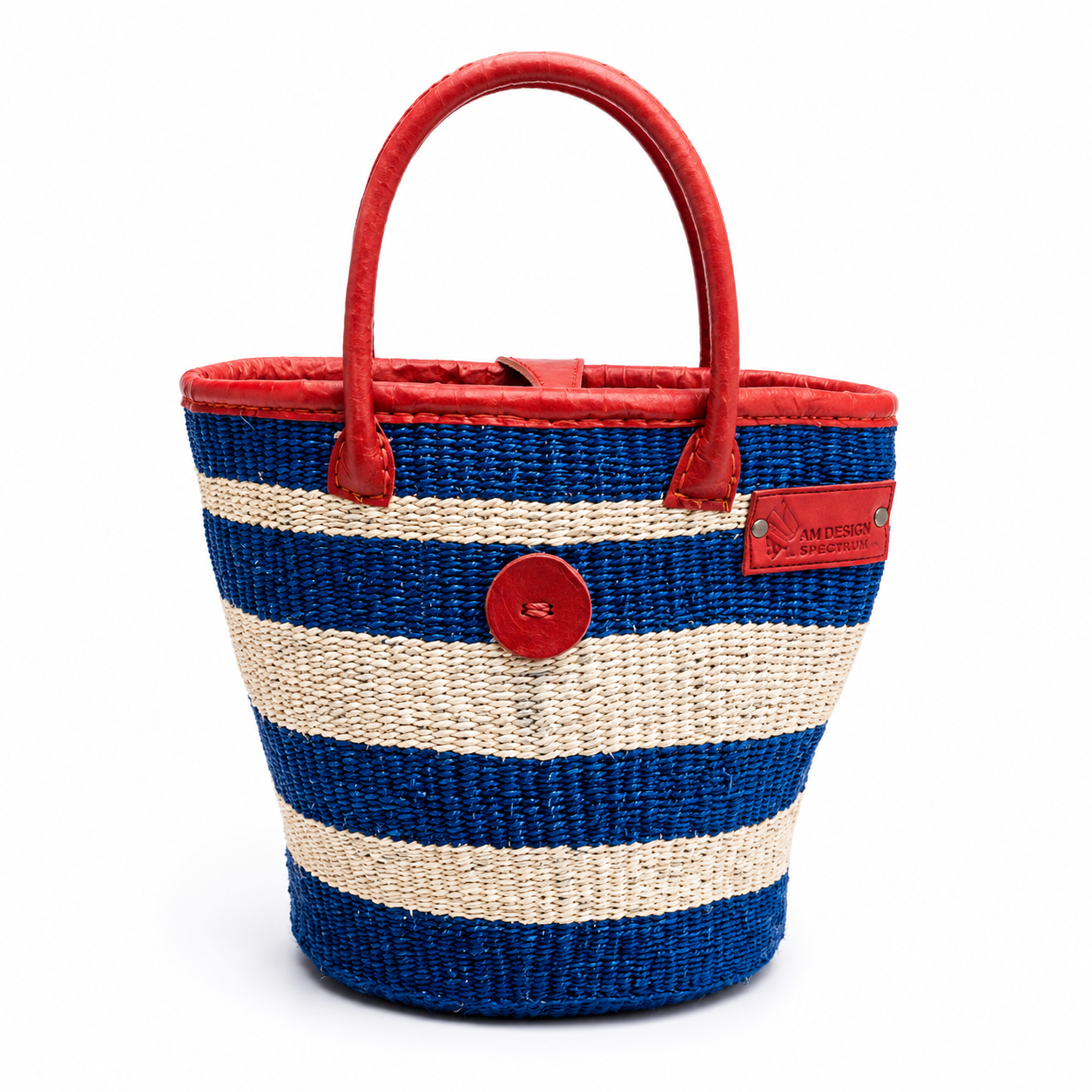 Bahari Blue Handwoven Basket