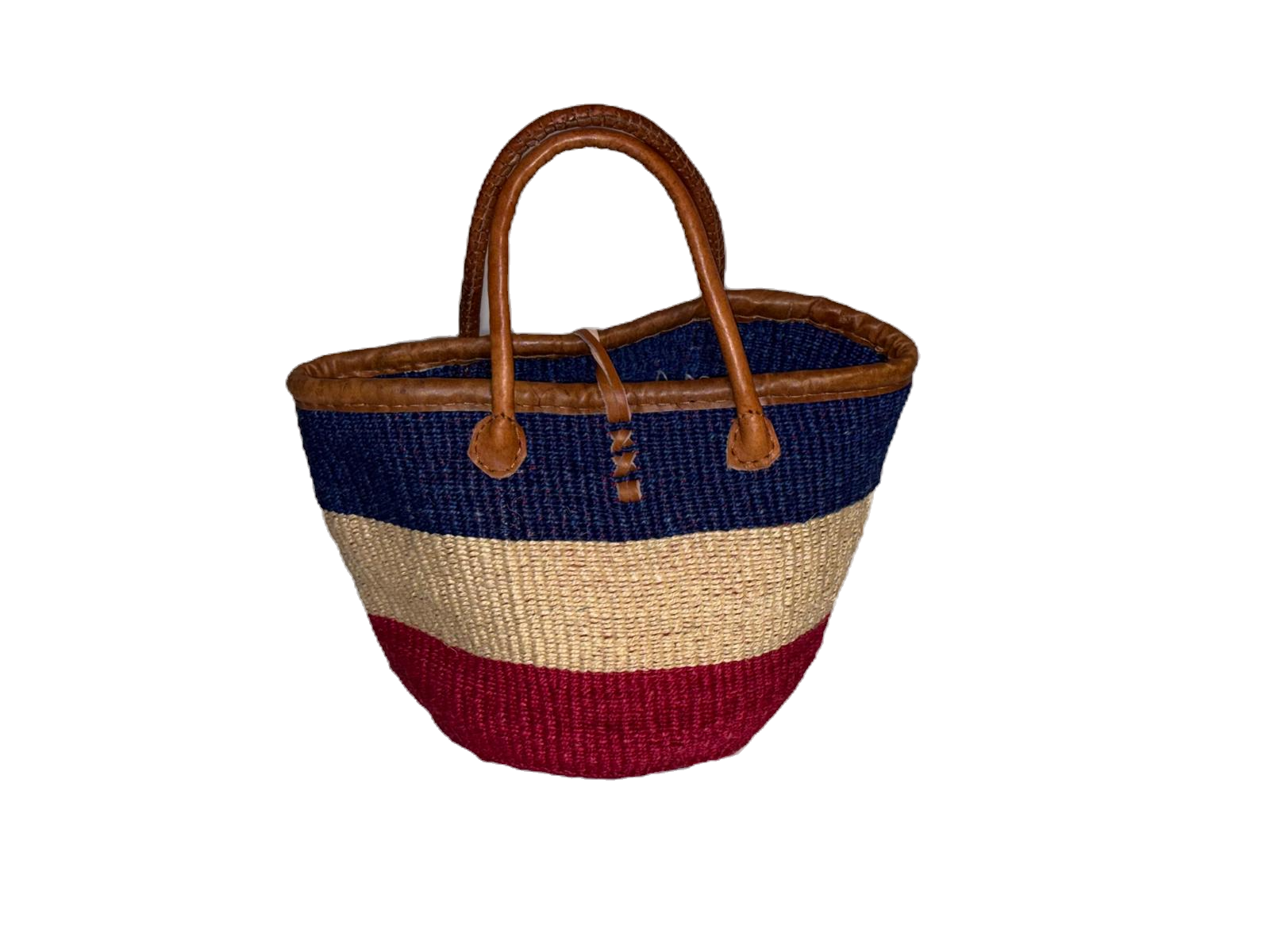 Handmade Sisal Bag 10"- small Size-Kiondo image 3