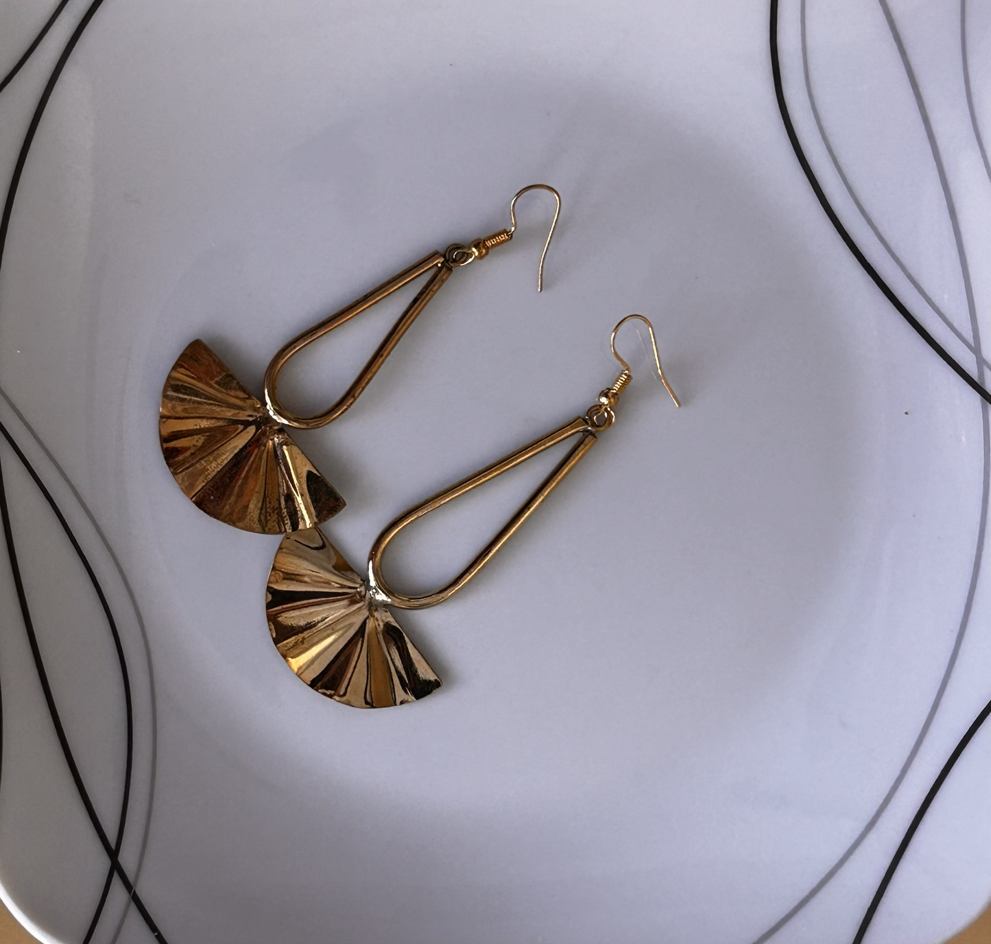 Gold Brass Statement Jewelry image 0