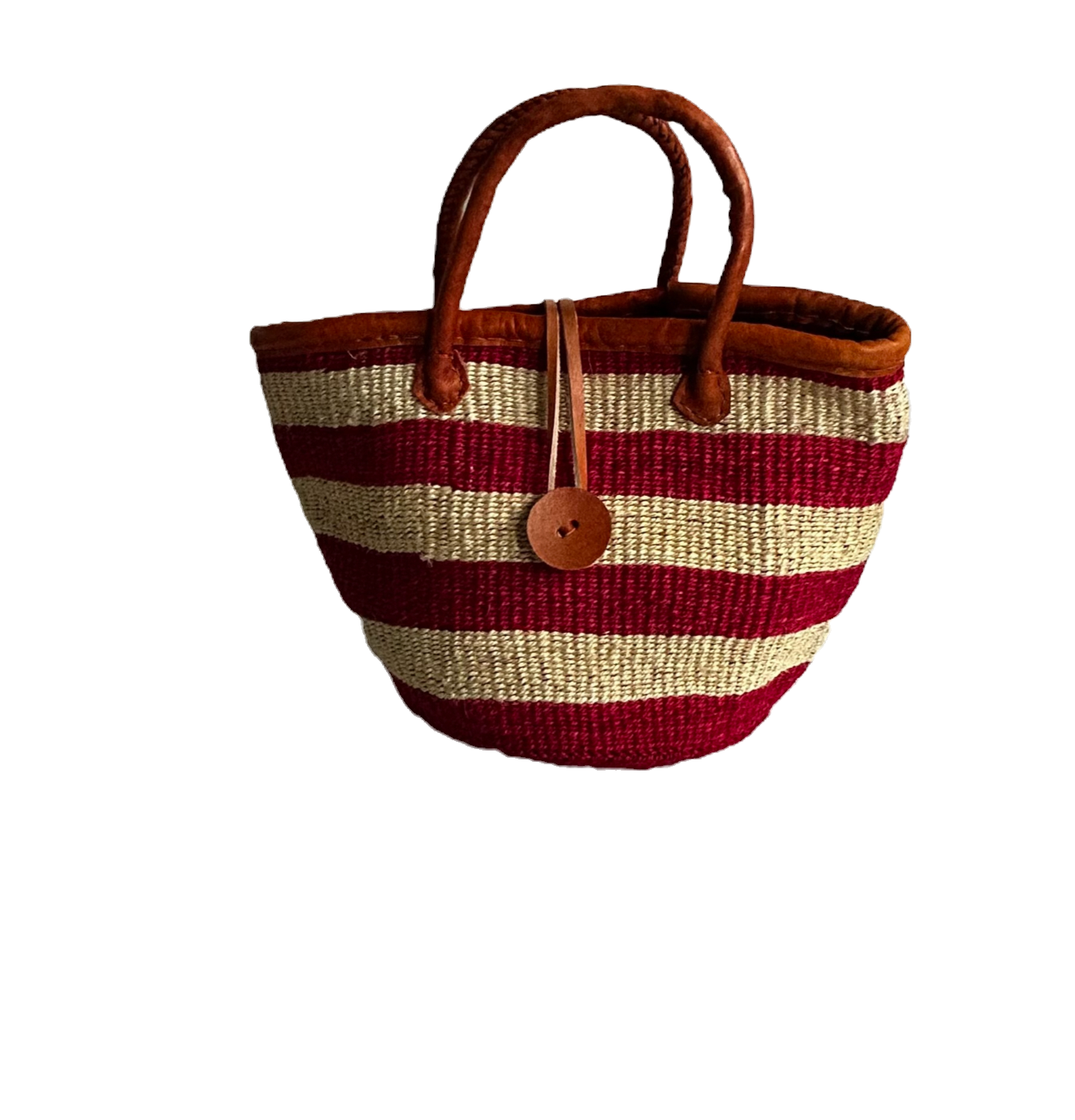 Handmade Sisal Bag 10"- small Size-Kiondo image 0