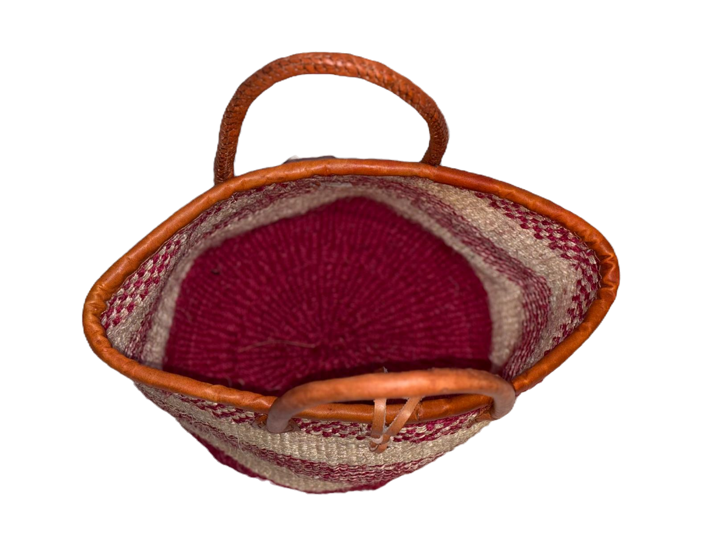 Handmade Sisal Bag 10"- small Size-Kiondo image 2