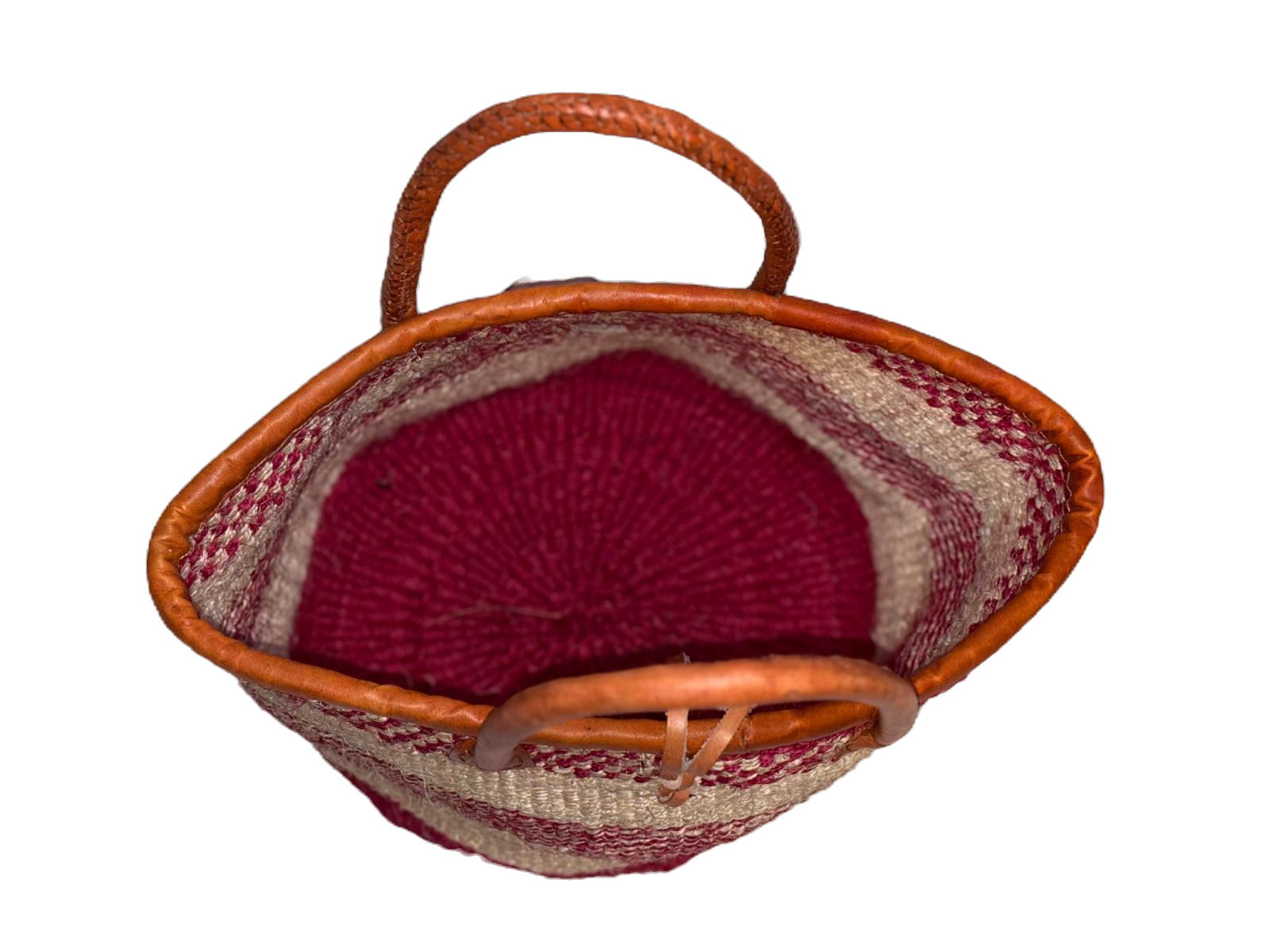 Handmade Sisal Bag 10"- small Size-Kiondo image 2