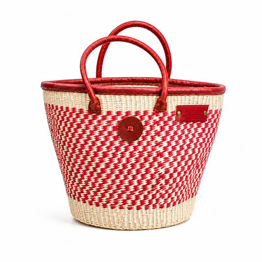 Zuri Moto Handwoven Basket