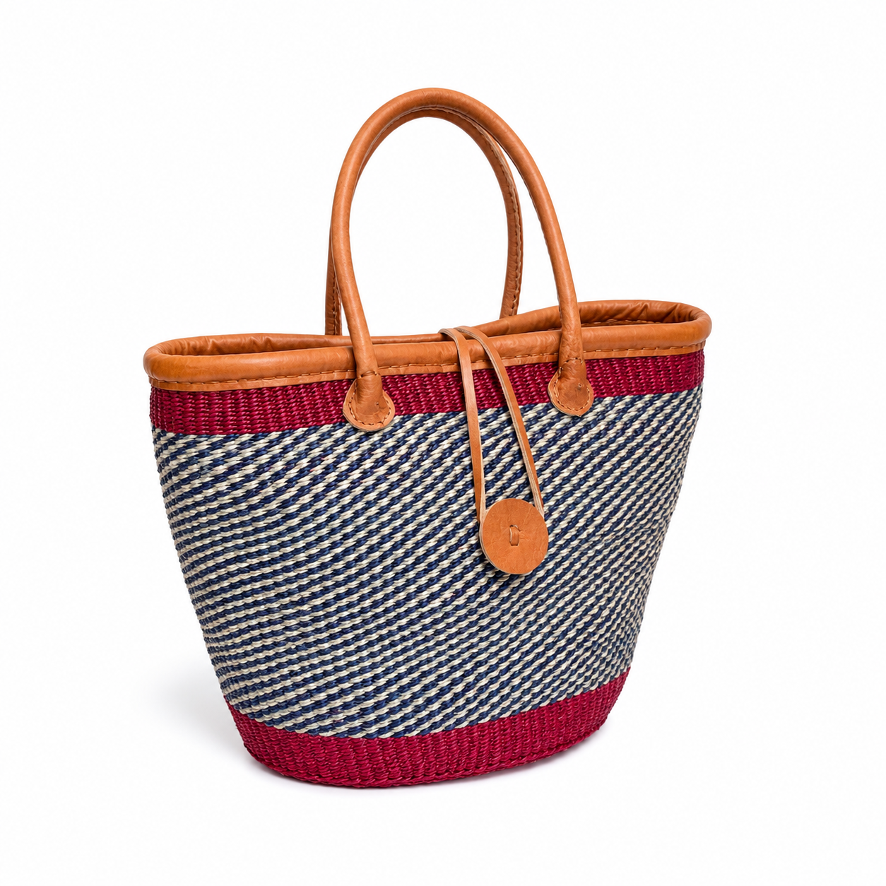 Handmade Sisal Bag 10"- small Size-Kiondo