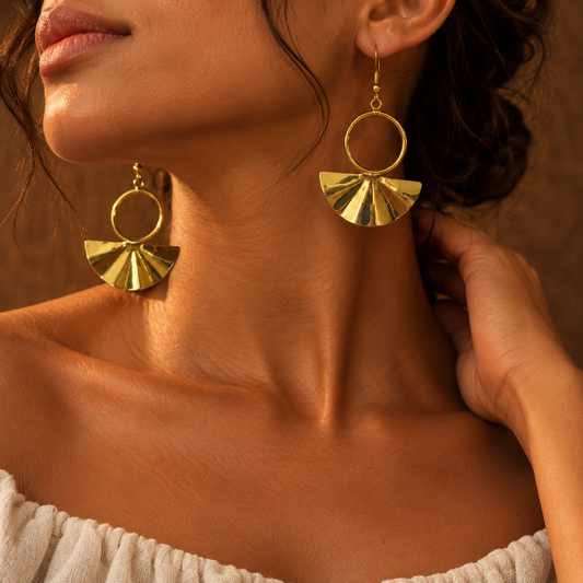 Mwangaza Sunburst Earrings