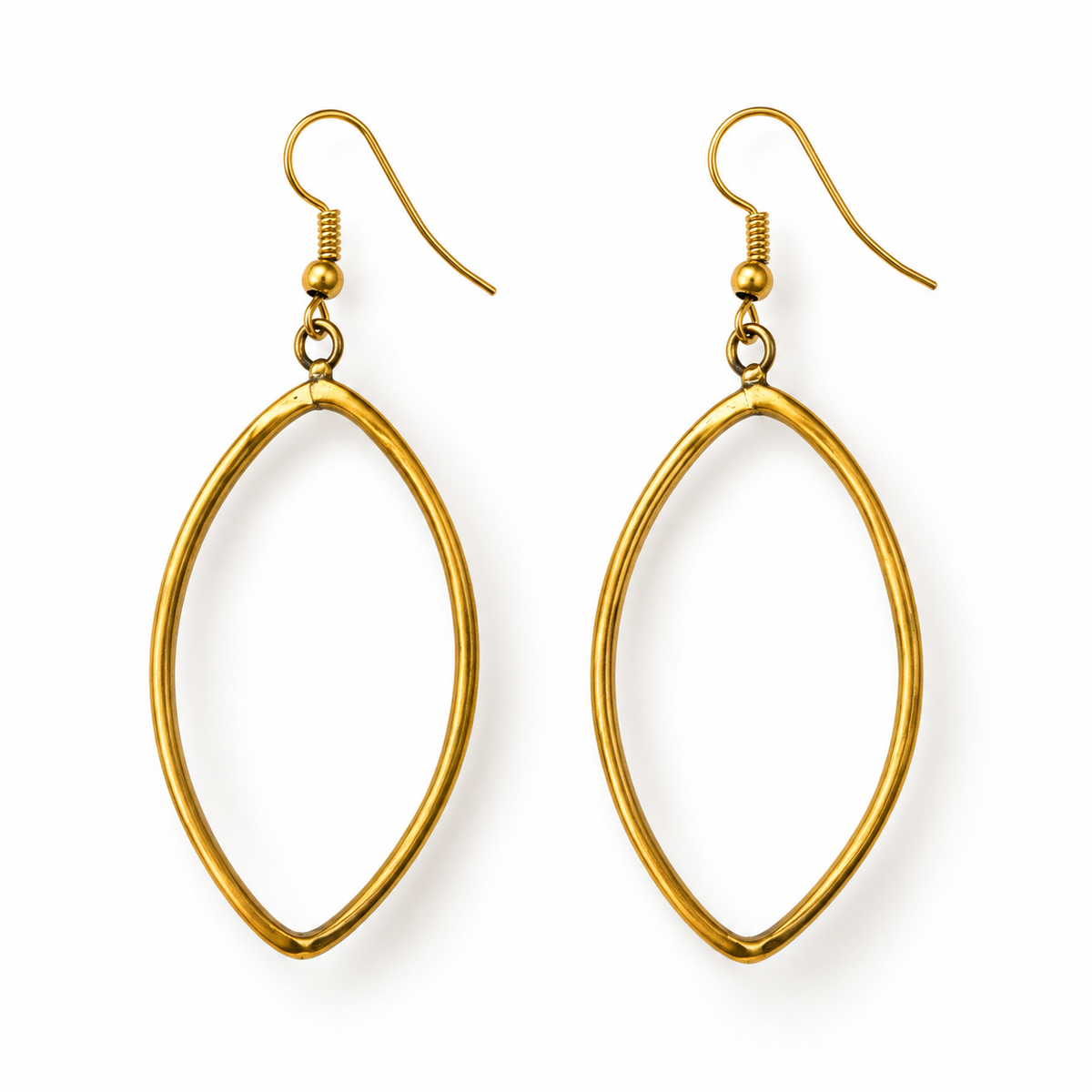Mwanga Orbit Gold Statement Earrings | African-Inspired Jewelry