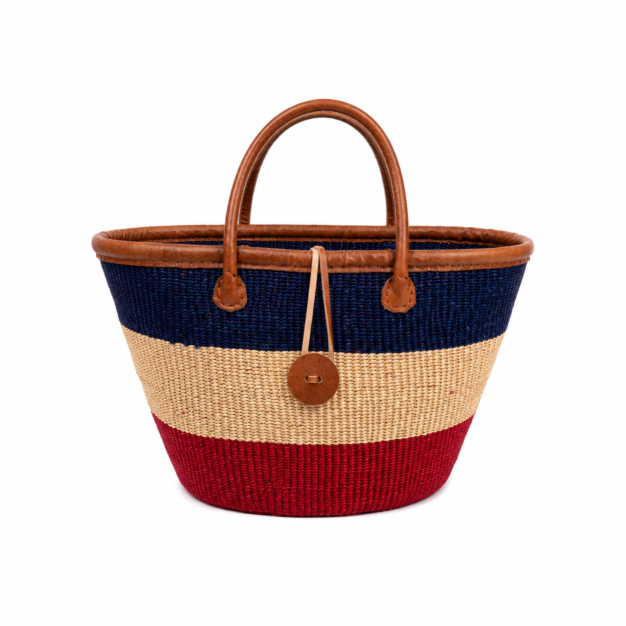 Lulu Handwoven Basket Tote