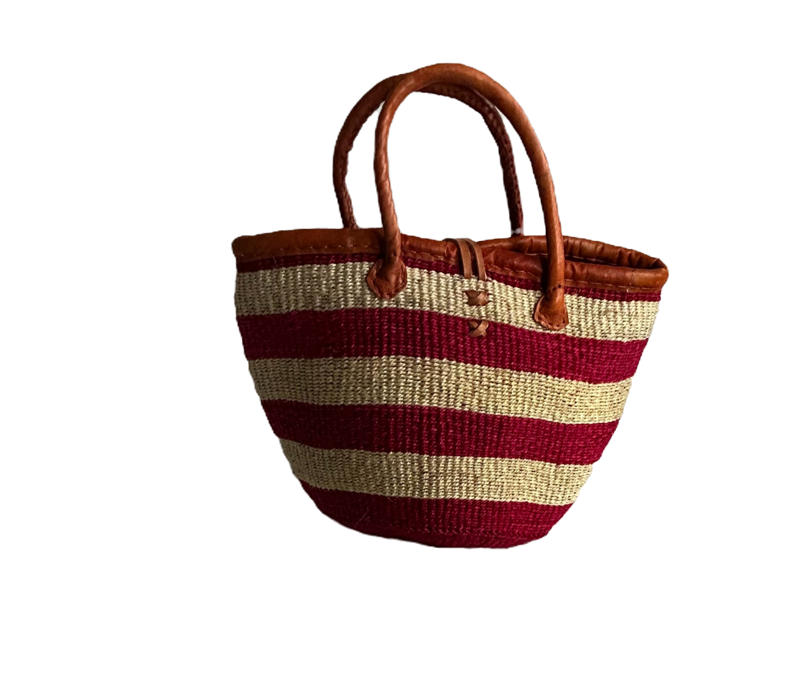 Handmade Sisal Bag 10"- small Size-Kiondo image 1
