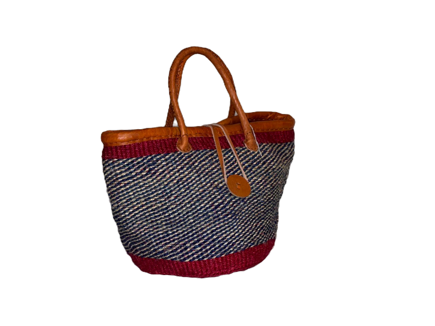 Handmade Sisal Bag 10"- small Size-Kiondo image 1